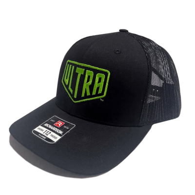 Ultra Trucker Hat Black / Lime
