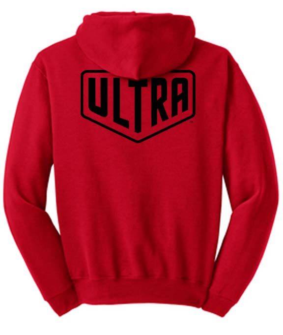 Team Ultra Hoodie (Casual Fit) Red - Ultra Cornhole