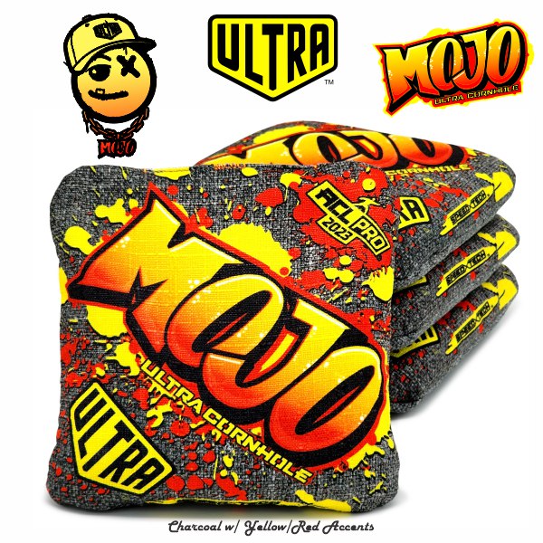 Ultra Mojo Charcoal with Yellow/Red Accents