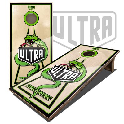 Ultra Elite 2 Cornhole Boards Viper Graphic 1