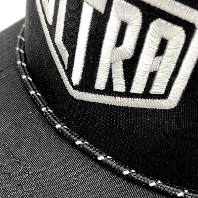 Ultra Rope Trucker Hat Black