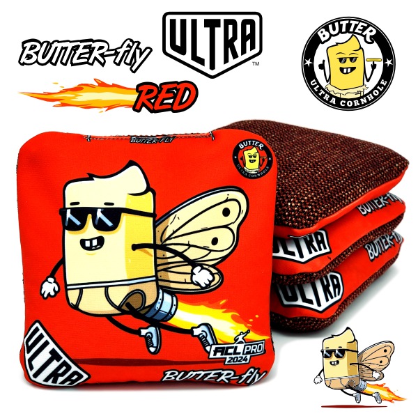 Butter-fly Ultra Bags (Set of 4 Bags) - Ultra Cornhole