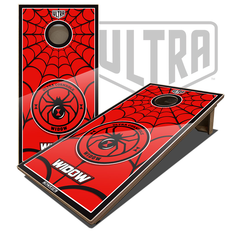 Ultra Elite 2 Cornhole Boards Widow Graphic 2
