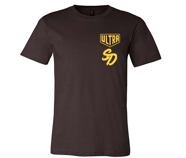 Ultra Logo T-shirt Brown SD San Diego