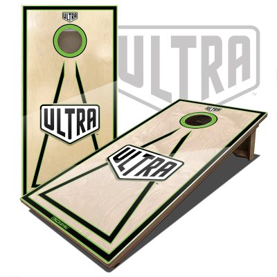 Ultra Elite 2 Cornhole Boards Ultra 1 Green