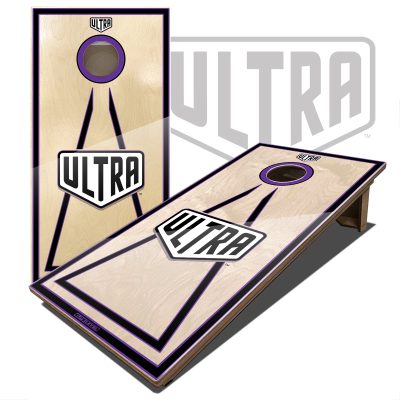 Ultra Elite 2 Cornhole Boards Ultra 1 Purple