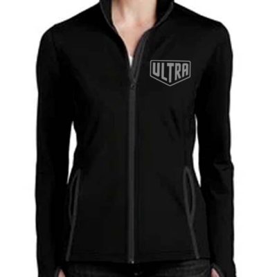 Team Ultra Zip Up Sport Wick Jacket Women's Black
