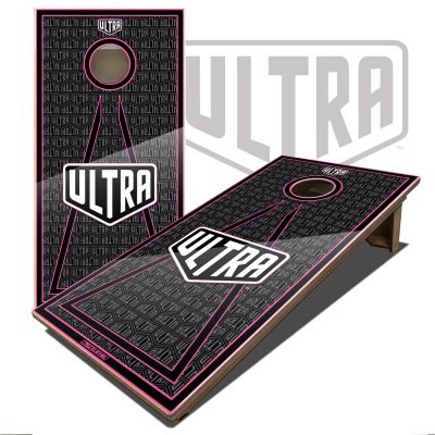 Ultra Elite 2 Cornhole Boards Ultra 2 Pink