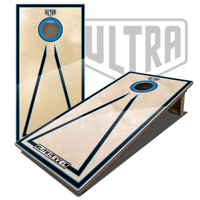 Ultra Elite 2 Cornhole Boards Blue Triangle