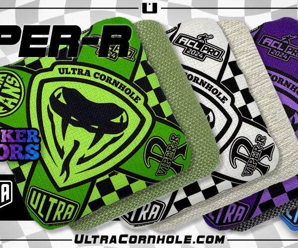 Ultra Viper-R Checker Series 2024 ACL Pro Cornhole Bags