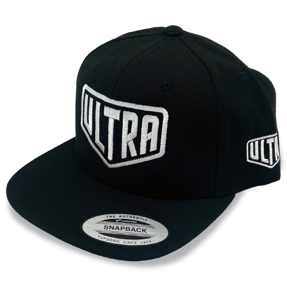 Ultra BIG Logo SnapBack Hat Black/White