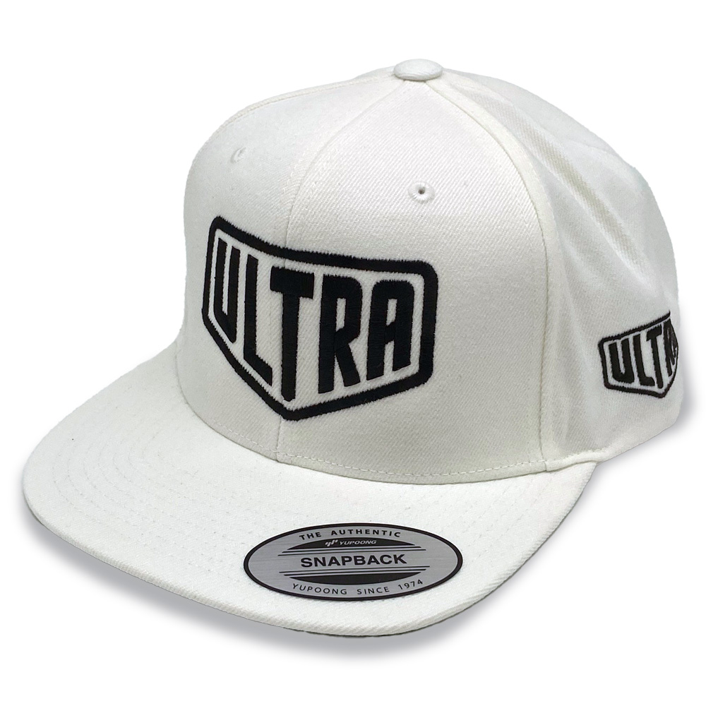 Ultra BIG Logo SnapBack Hat White/Black