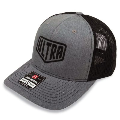 Ultra Trucker Hat Heather Gray and Black