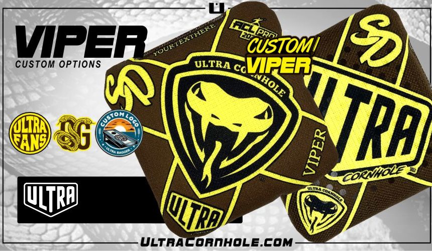 Custom Viper Web Photo Brown Yellow