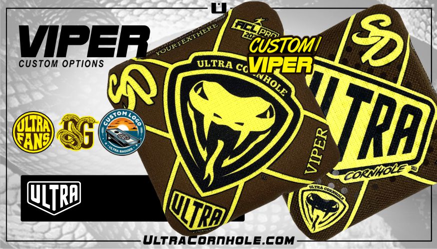 Custom Viper Web Photo Brown Yellow