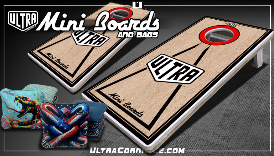 Ultra Cornhole Mini Boards