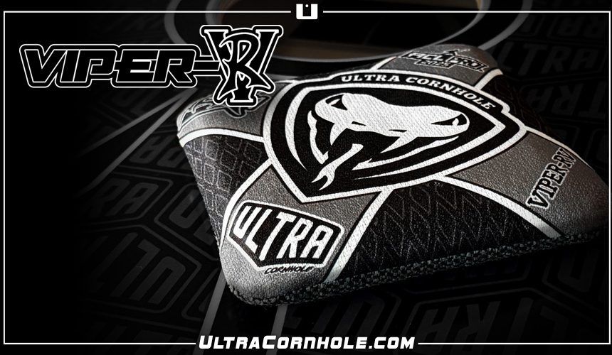 Ultra Cornhole Viper-RV Black Cornhole Bags ACL Pro 2025