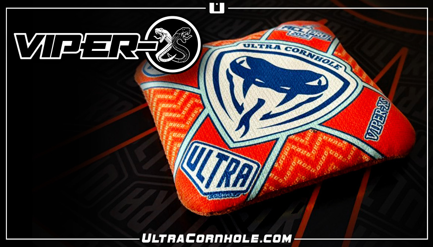 Ultra Cornhole Viper-XS Orange Blue Cornhole Bags ACL Pro 2025