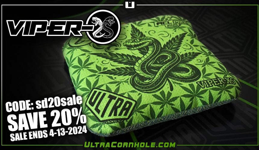 Viper-XS Smokin Snake Green Banner