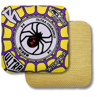 Ultra Cornhole Widow-R Corn hole bean bags 2025 ACL Pro Gold and Purple
