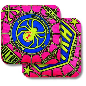 Ultra Cornhole Widow-X Corn hole bean bags 2025 ACL Pro Pink and Lime