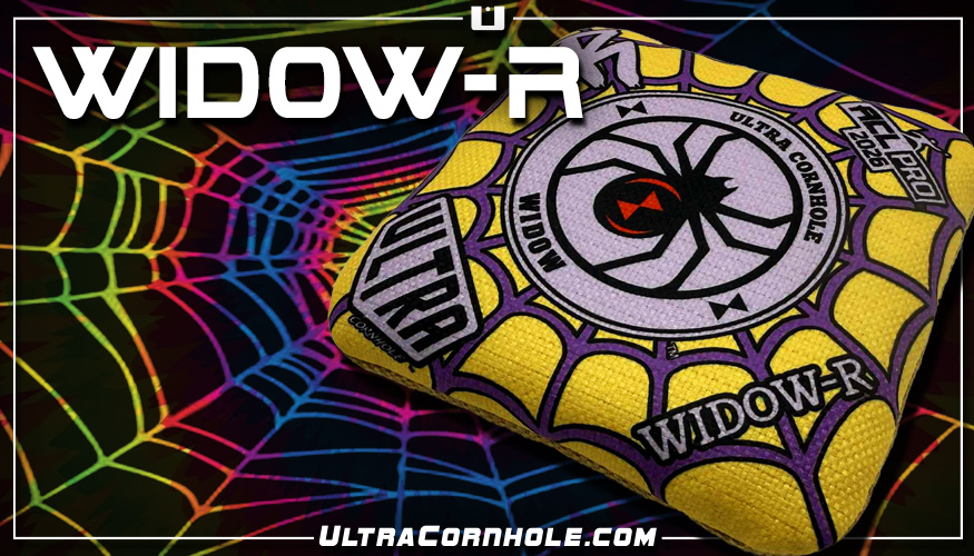 Ultra Cornhole Widow-R Corn hole bean bags 2025 ACL Pro Gold and Purple