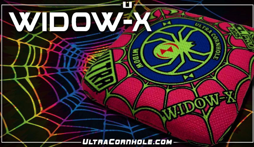 Ultra Cornhole Widow-X Corn hole bean bags 2025 ACL Pro Pink and Lime